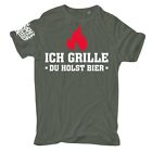 T Shirt Ich Grille Du Holst Bier Manner Lustige Spruche Grill Braten S Bis 10Xl