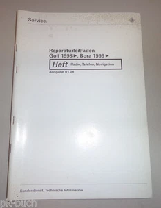 Manual de Taller VW Golf IV/Bora Radio Teléfono GPS Stand 01/2000 - Imagen 1 de 1