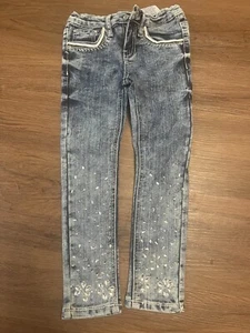 Revolt Toddler Jeans / Super Stretchy / Size 5 Embellished - Picture 1 of 7