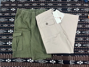 Tea Kids Boys Collection Lot of 2 Cargo Shorts and Striped Pants Size 5 - Picture 1 of 9