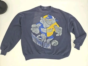 Sudadera Grande Retro Azul Marino Rara De Colección Destroyed Penn State Nittany Lions - Imagen 1 de 23