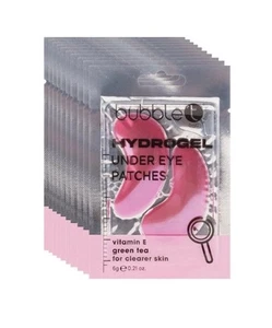 Bubble T Hydrogel Under Eye Patches Vitamin E Green Tea Vegan 6g - Picture 1 of 3