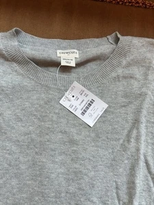 Crewcuts Boys XXL 15-16 Heather Gray Lightweight Crewneck Sweater NWT - Picture 1 of 2