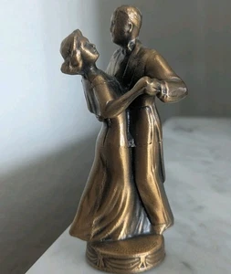 De colección Columbia Trophy Co Concurso de Baile Estatua Pareja Baile Topper Mid Cen Arte - Imagen 1 de 15