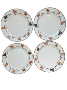 The Danbury Mint Pomeranian Dog Geschirr Teller Geschirr 4er Set 10,5" - Bild 1 von 7