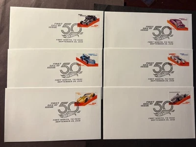 #5321-30 ten Hot Wheels FDCs without cachet so make your own - Image 1 of 2