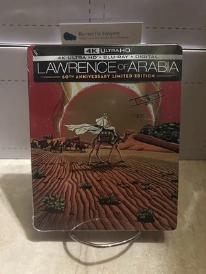 NEW Lawrence of Arabia 4K SteelBook UHD Blu-ray [1962] No Dent - Ships Next Day - Image 1 of 4