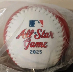 MLB All Star Game 2025 Atlanta Rawlings Béisbol Nuevo en Paquete Rojo/Blanco - Imagen 1 de 4