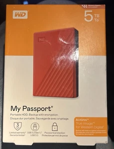 WD My Passport 5TB 2.5” Portable External HDD (Brand New & Sealed) - Picture 1 of 1