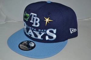 NUEVA ERA 9FIFTY ARCHIVO TAMPA BAY RAYS SNAPBACK MLB GORRA SOMBRERO NUEVO - Imagen 1 de 4