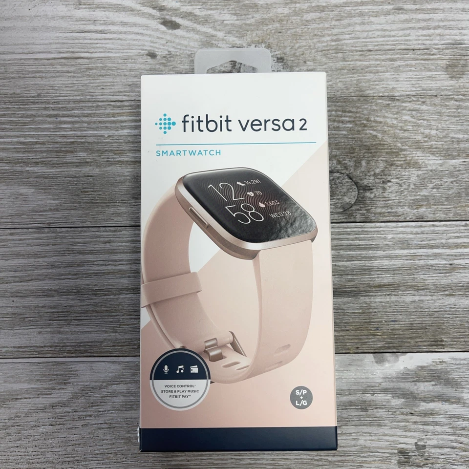NUEVO Rastreador de Actividad Fitbit Versa 2 - Pétalo/Rosa Cobre Foto 1 de 4