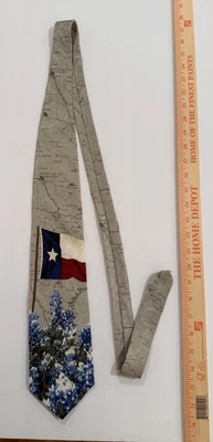 Corbata vintage con bandera y gorros azules 100 % seda estilo RM 1999 Foto 1 de 4