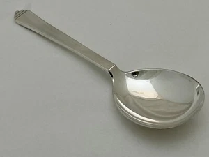 Georg Jensen sterling PYRAMID PATTERN BERRY SPOON - Picture 1 of 10