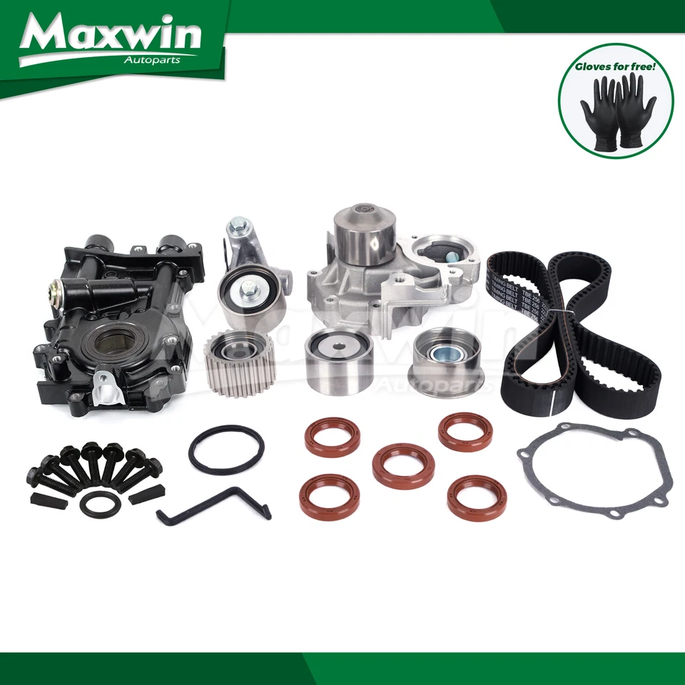 Kit de correa de distribución bomba de agua de aceite compatible 06-09 Subaru Legacy Outback 2,5 L EJ25 Foto 1 de 4