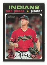 2020 Topps Heritage Zach Plesac  #254   Cleveland Indians Baseball Card