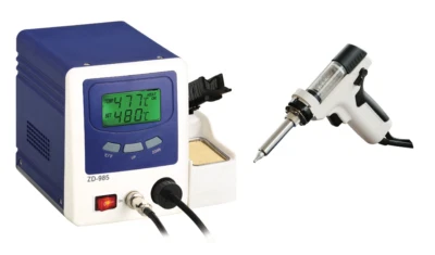 ZHONGDI ZD-985 Entlötstation regelbar digital Profi, 80W, Vakuumpumpe, Entlötkolben