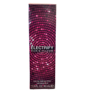 Paris Hilton Electrify Eau De Parfum Spray By Paris Hilton 1,3 oz Novo Selado - Imagem 1 de 2