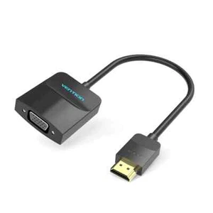 HDMI Male To VGA Female Converter Adapter Cable Audio for 1080P Monitor Output - Picture 1 of 9