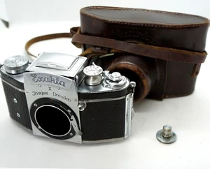 RARA CÁMARA IHAGEE EXAKTA II SLR 35mm MODELO DE TRANSICIÓN ENTRE KINE Y VAREX - Imagen 1 de 7