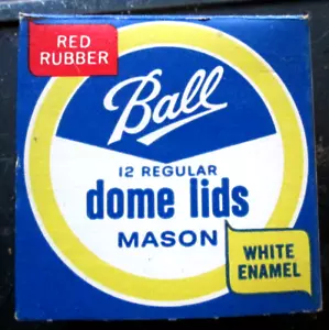 TAPAS CÚPULA DE ACERO REGULAR BOLA DE COLECCIÓN (12), GOMA ROJA, ESMALTE BLANCO, NUEVO DE NUEVO EN CAJA - Imagen 1 de 8