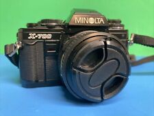 Minolta X-700 35mm Slr Camera with Minolta 50mm Lens Vgc! Works great!