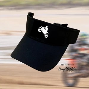 Motorcycle 2 Sun Visor Hat for Outdoor Sun Visor - Outdoor Visor One Size - Picture 1 of 3