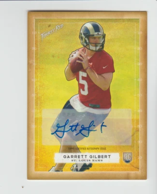 2014 Topps Turkey Red Autograph #88 Garrett Gilbert RC, SMU Mustangs - Image 1 of 2