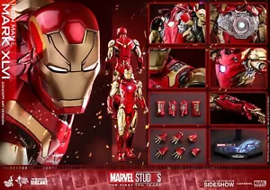 Hot Toys MMS 489 D25 Iron Man Mark 46 XLVI Diecast (Concept Art Version) - Picture 1 of 2