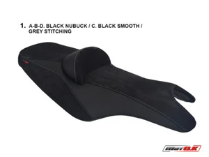 SEAT COVER for Yamaha TMax 500/530 ('08-'16) Motok Leather-Vinyl Antislip - Picture 1 of 11