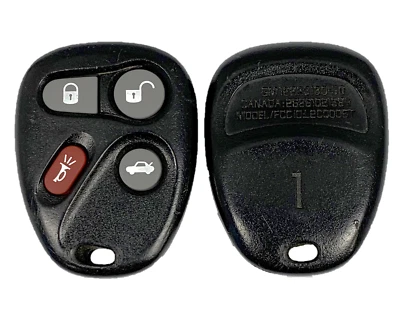 Mando a distancia sin llave OEM 4Tn **Nuevo pad instalado** Memoria GM # 1 L2C0005T 12223130-50 Foto 1 de 2