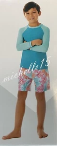 Boy's 3T Member's Mark 2-Piece Family Swim Rashguard & Swim Trunk Set NWT - Picture 1 of 4