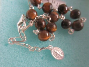 pulsera plata ojo de tigre Milagrosa.ENVÍO PENINSULAR - Imagen 1 de 6