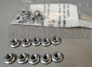 20x NEW GENUINE BMW FLANGE NUT M6 7801713 - Picture 1 of 12