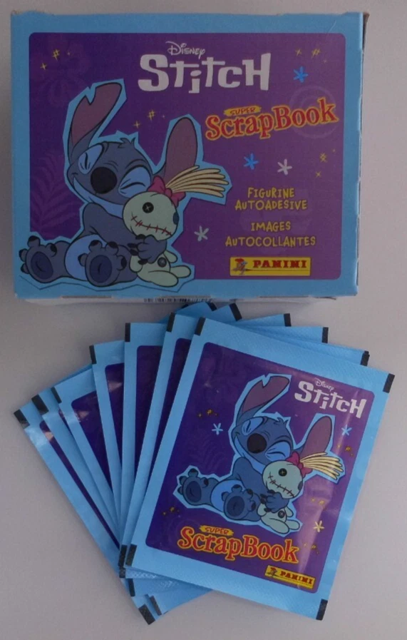 Panini Disney Stitch Super Scrapbook Stickers Collection Choose 9 18 or 36 packs - Image 1 of 1