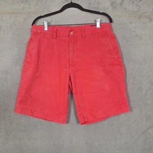 Polo Ralph Lauren Pantalones Cortos Calce Clásico Para Hombre 33 Rojo Desteñido Vintage Sarga - Imagen 1 de 11