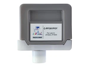 Cartucho compatible InkOwl 330 ml para Canon PFI-301PGY FOTO GRIS iPF8000 - Imagen 1 de 1