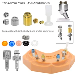 Sistema de pilar multiunidad de 4,8 mm Localizador Accesorio Macho Insertos Tapa Destornillador - Imagen 1 de 59