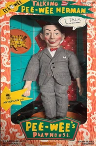 MUÑECA PARLANTE PEE WEE HERMAN 2" X 3" IMÁN NEVERA ARTE VINTAGE NO ES UN JUGUETE - Imagen 1 de 3