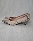 Vince Camuto White Silver Speckled Womens Pump Heels Size 7M 37