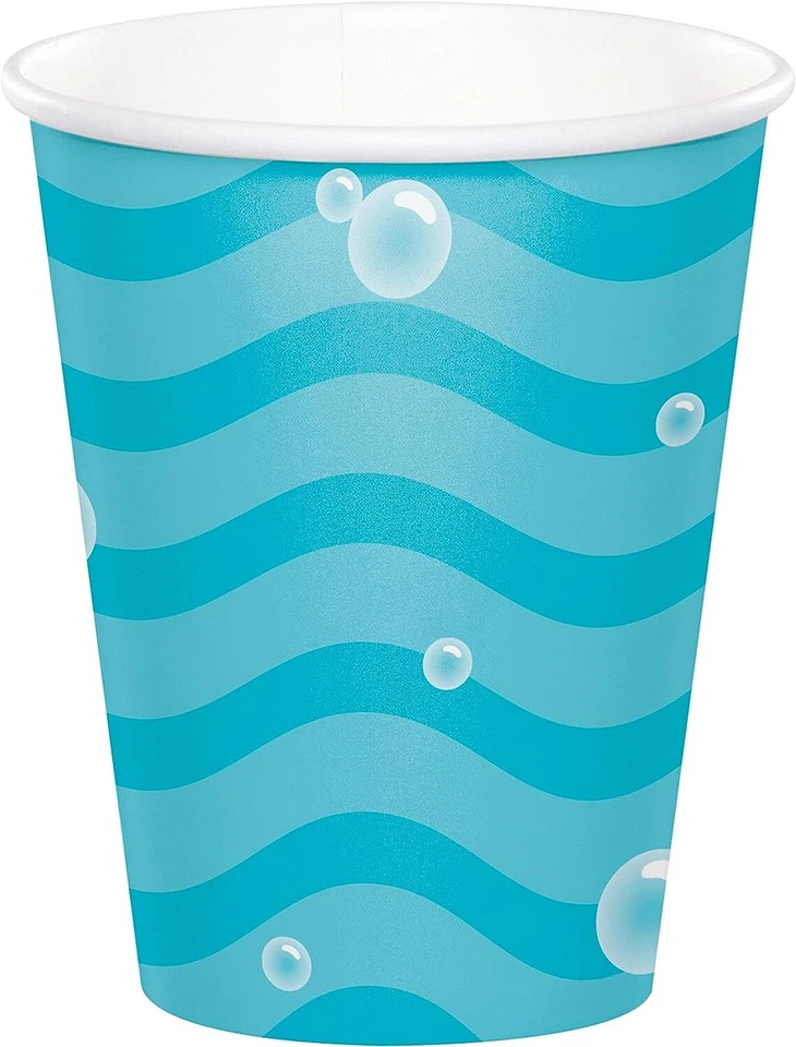 Narwhal Party Whale Sea Animal Summer Luau Theme Party 9 oz. Paper Cups - Image 1 of 1