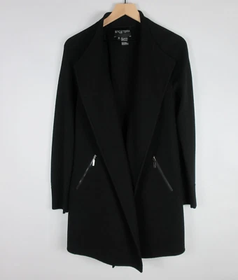 Chaqueta Etcetera Sambuca Mujer Negra Esencial Suéter Mediano Lana Cachemira Foto 1 de 4