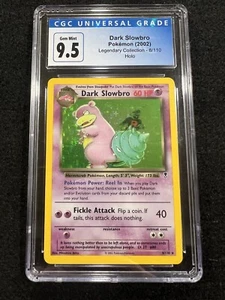 Pokemon Dark Slowbro Holo 8/110 from Legendary Collections in a CGC 9.5 (Now 10) - Picture 1 of 2