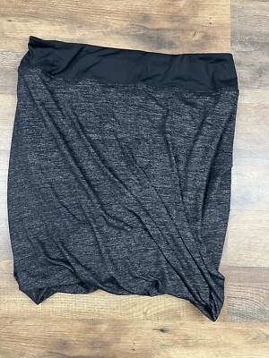 ATHLETA CHARCOAL BLACK TWIST BUBBLE SKIRT SIZE MEDIUM - Image 1 of 4