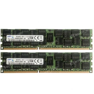 Samsung 32GB 2X16GB PC3L-12800R DDR3-1600Mhz 1.35V 240Pin ECC REG Server Memory - Image 1 of 4