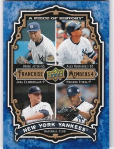2009 franquicia UD A Piece of History Jeter Rodríguez Chamberlain Rivera/999 - Imagen 1 de 1