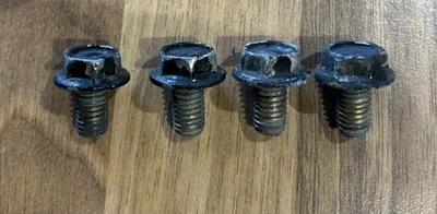 PORSCHE 924 944 DOOR HINGE BOLT SET FOR ONE DOOR USED CONDITION  - Image 1 of 3