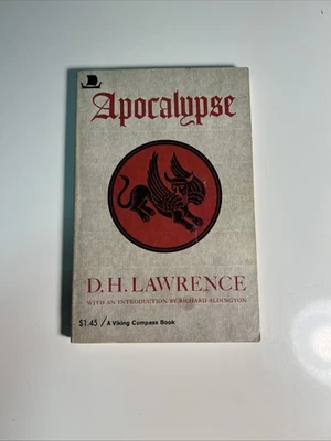 Apocalypse by D.H. Lawrence 1971 Viking Compass vintage paperback  - Image 1 of 4