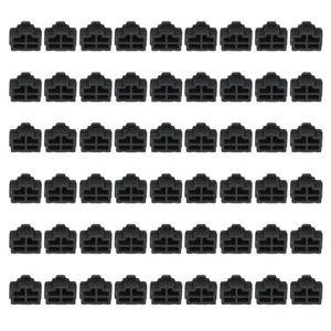 0.5 Inch RJ45 Dust Plug, 60 Pcs Anti Dust Plug Cover Female End, Black - Zdjęcie 1 z 6