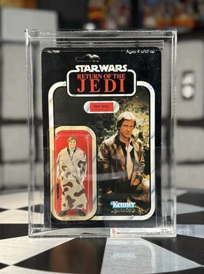 1983 KENNER STAR WARS ROTJ HAN SOLO ТРЕНЧ ПУСТОЙ ЛАЦКАН CAS ГРАДУИРОВАННЫЙ ТОНКИЙ/EX - Изображение 1 из 4