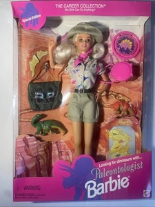 1996 The Career Collection Paleontologist Barbie #17240 NRFB Neu in OVP - Bild 1 von 5